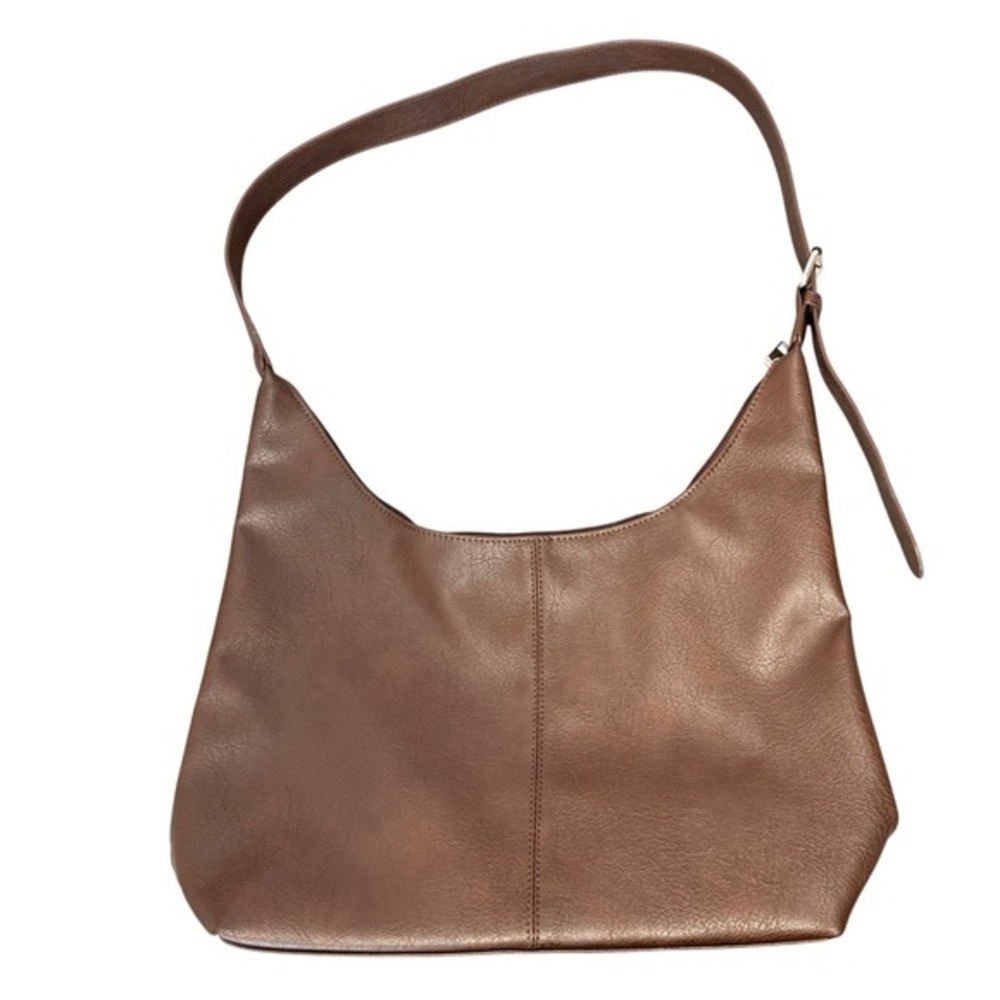 Tik Tok Shop Perfect Slouchy Purse Brown Crossbody Bag Adjustable‎ Faux Leather - Picture 2 of 11